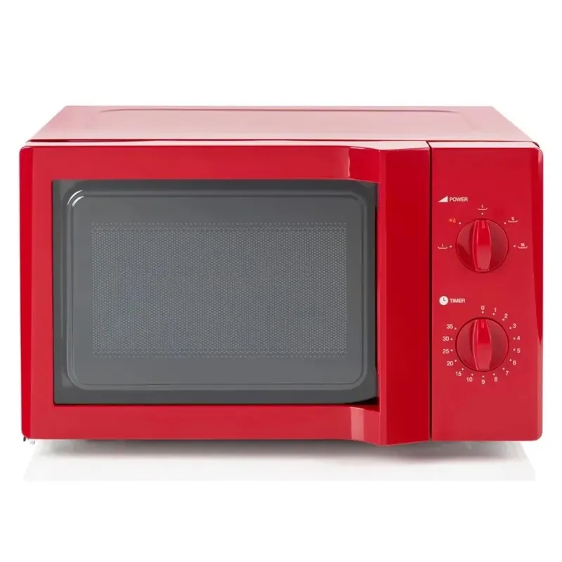 Portable 20L Microwave Oven 700W Mechanical Timer Quartz Halogen Heating for Home Hotel Use Compact Kitchen Appliance