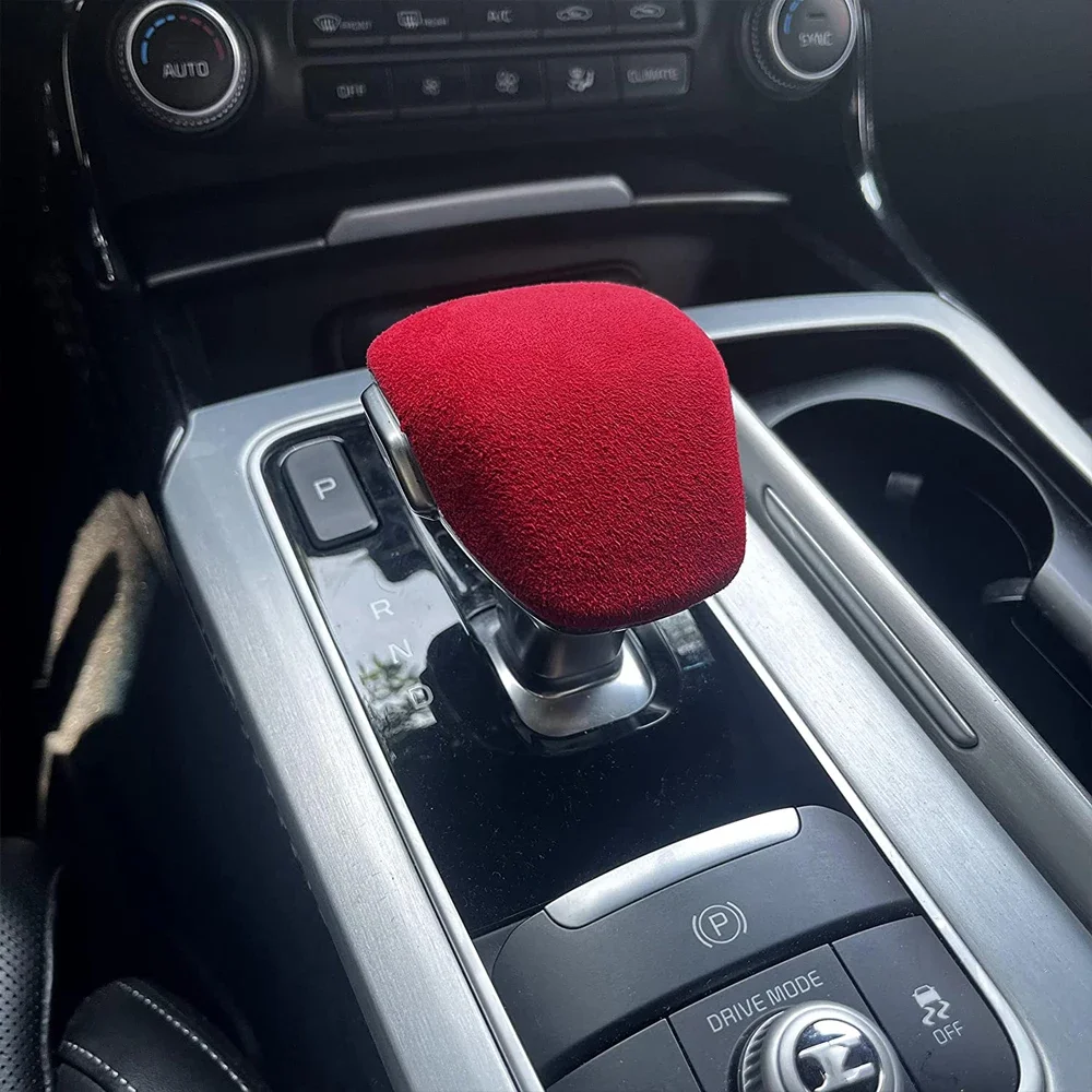 

Мягкая кожаная ручка переключения передач, сменный чехол для KIA K7 Stinger 2018 2019 2020 2021 2022 2023