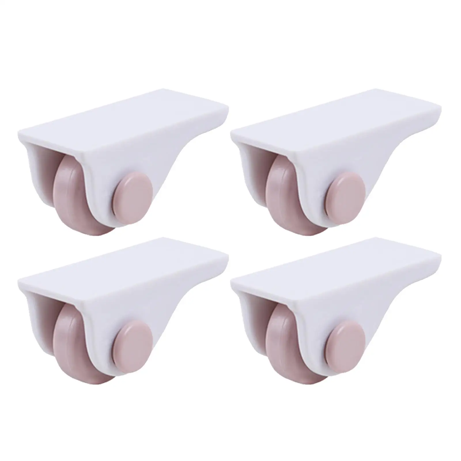 4Pcs Self Caster Wheels Roller Ball Paste Type for Bins Bottom Trash Can