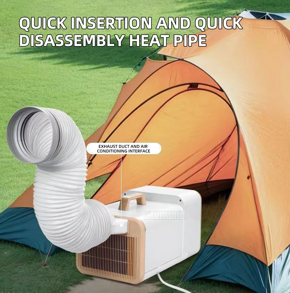 

Портативный мобильный кондиционер для кемпинговой палатки и автомобиля, установка не требуется, компактное охлаждающее решение 220/110 В