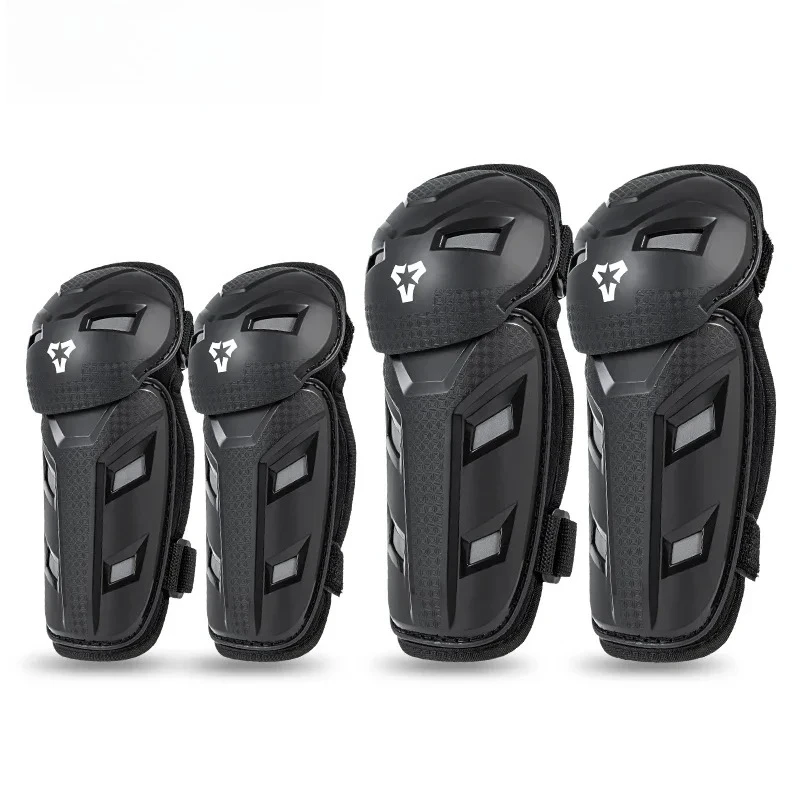 Kids' Motocross Protective Gear: Anti-Fall Shock Absorb Elbow & Knee Pads Set for Off-Road Motorcycle Bicycle Kids Safety Riding