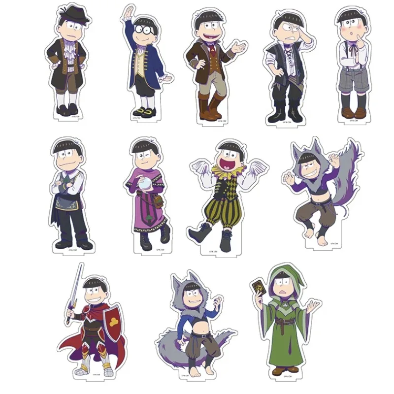 Игровой Karamatsu Choromatsu Todomatsu, акриловая искусственная аниме Ichimatsu Jyushimatsu, фигурка, модель пластины, косплей, игрушка для подарка