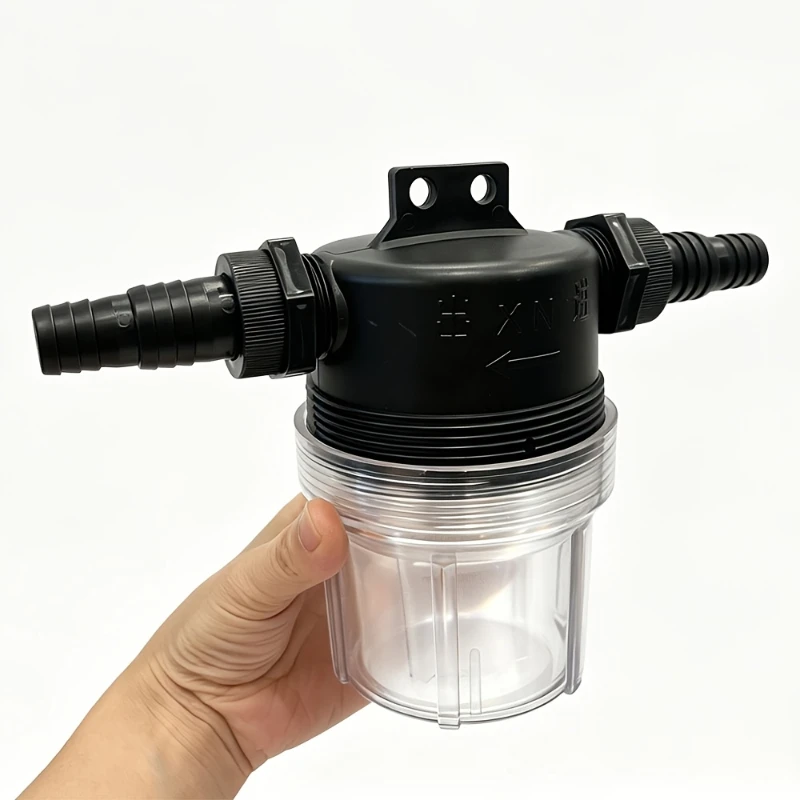 1set Large Flow Water Filter Kit With Mesh Strainer Removable And Reusable Pump Suction Filter For Garden Irrigation Sprayer