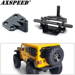 AXSPEED Metal Spare Tire Carrier Wheel Mount Rear Tyre Rack Bracket for 1/24 RC Crawler Car Axial SCX24 AXI00002 AXI00006