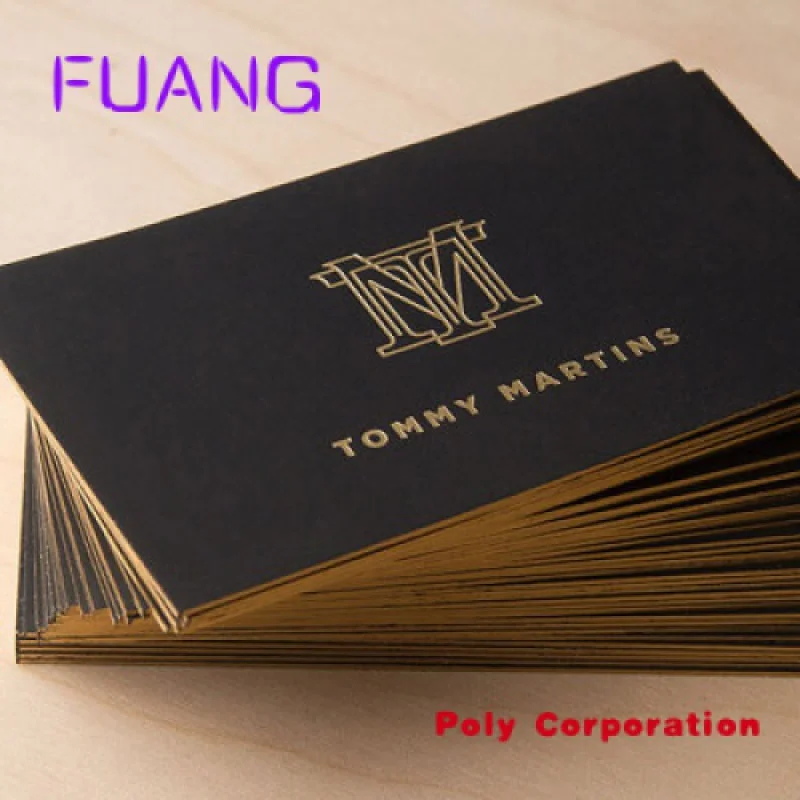 Custom  Custom Luxury Printing Gold Foil Business Card with Your Logo Luxury