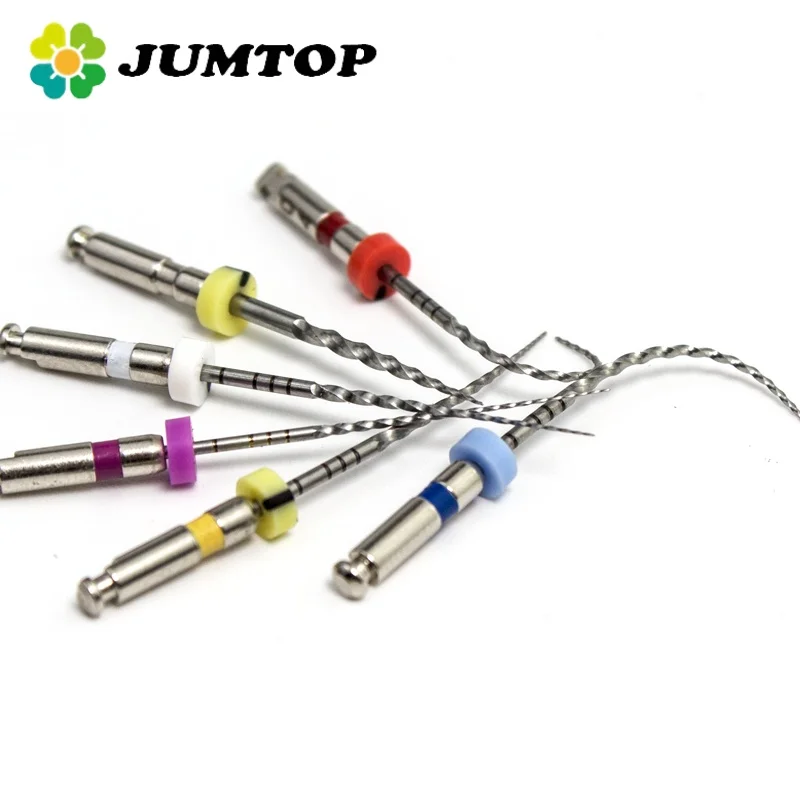 6Pcs/Box SOCO Plus Dental Root Canal Files Nickel Titanium Heat Activated Rotary File Endodontic Material Dentist Instrument