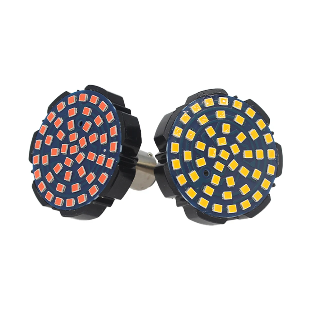 2PCS 1156 BA15S P21W 1157 BAY15D P21/5W Turn Signal Lights For Harley Motorcycle Tail Light Brake Lamp Indicator