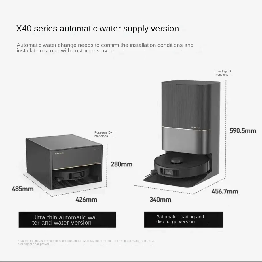 dreame X40ultra vacuum ultra thin eletrodomésticos automatic   intelligent robot for washing countries dragging all robot가전제품