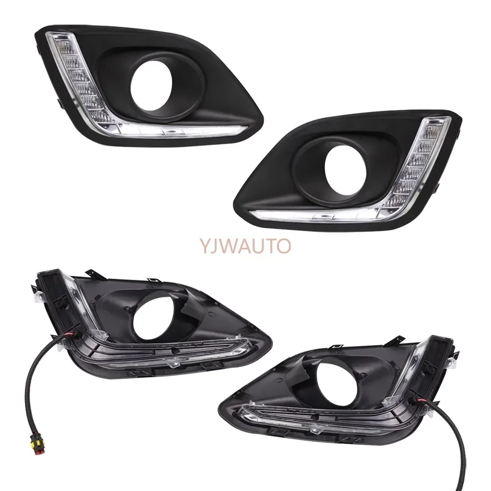 For Suzuki Swift 2005 2006 2007-2011 2012 2013 2014 2015 2016 Fog Light Cover Car Fog Lamp Shell Vent Front Bumper Grille Cover view 3