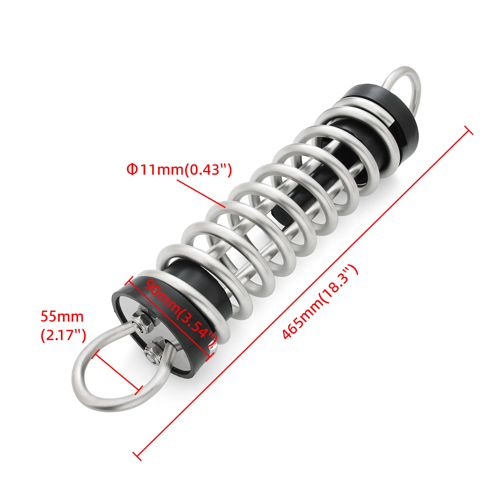 Rvs Marine Springs Marine Hardware Mooring Lente Dock Mooring Springs Schokabsorberende Boot Mooring Springs 5/6/9/11