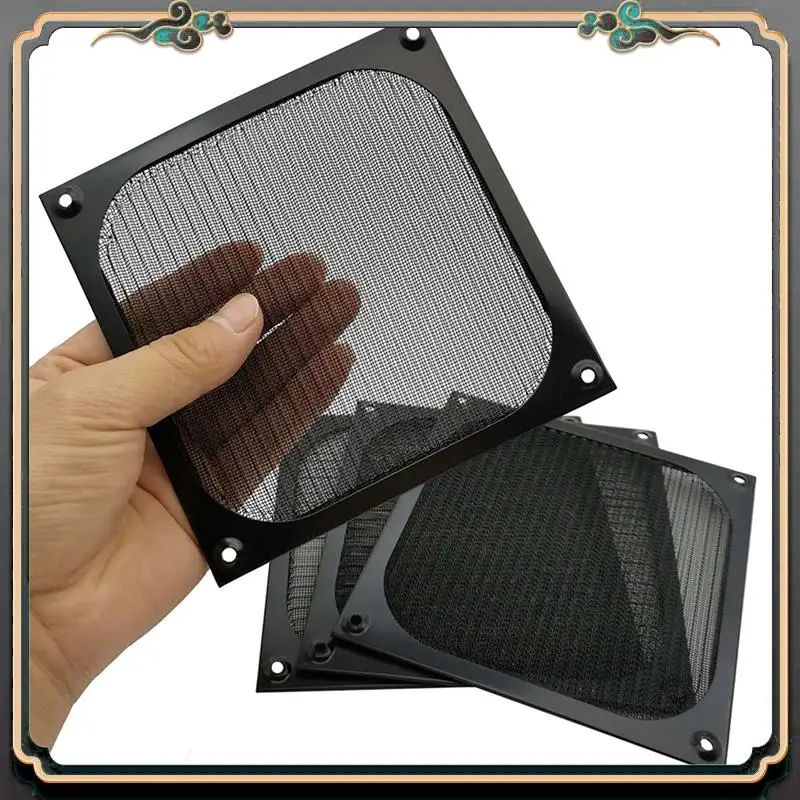

Reliable-140Mm Desktop Computer Case Fan Dust Filter Grills Dustproof Case Cover With Screws, Aluminum Frame Mesh, 8 Pack