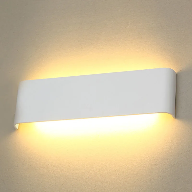 Lámpara de pared Led moderna, accesorio de iluminación interior de 110/220V, apliques de pared de aluminio, escalera, dormitorio, mesita de noche, sala de estar, iluminación del pasillo del hogar