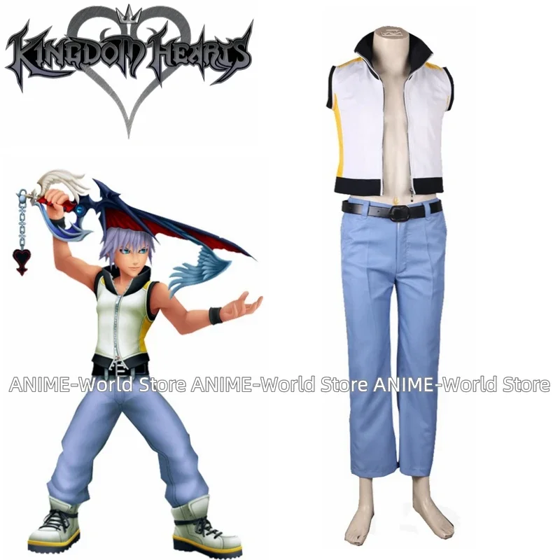 

Game Kingdom Hearts 3D: Dream Drop Distance Riku Uniform COS Clothing Cosplay Costume Customized Accepted