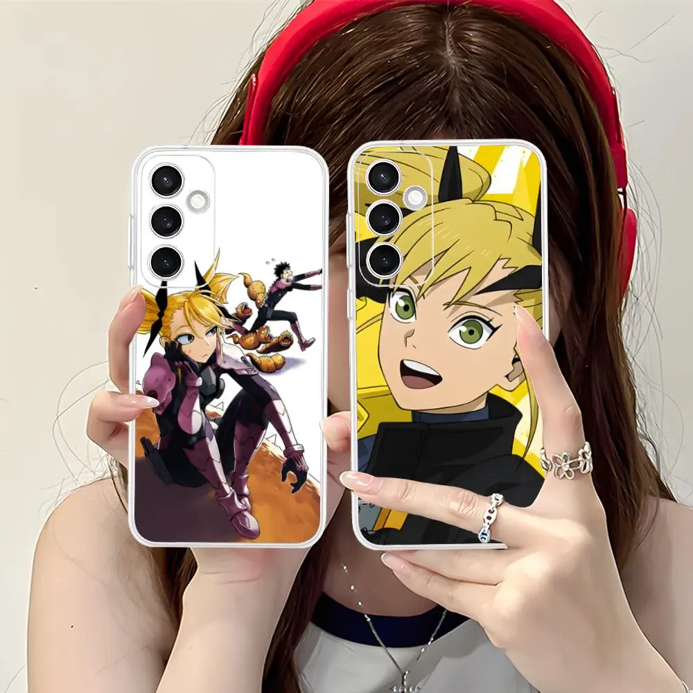 

Kaiju No.8 Kikoru Shinomiya Phone Case for Samsung Galaxy S25 S24 S23 S22 S21Plus FE Ultra Soft TPU Clear Shockproof Cover