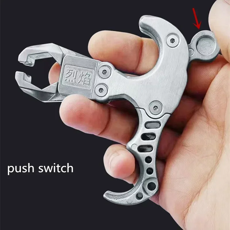 Archery Release Device Made of Metal Material Can Quickly Launch Outdoor Hunting Slingshots Protect Finger Hunting Accessories