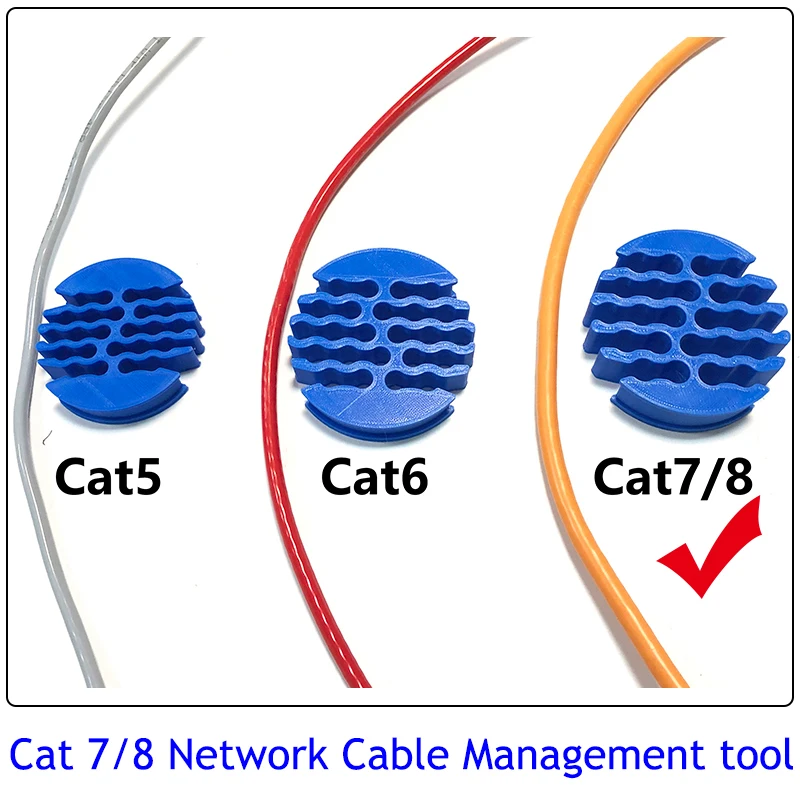 20MM 24 Holes Network cable Comb Cat7 Cat8 Category For Wiring Cable/ Management / Fixing Cable Tool thick professional tool