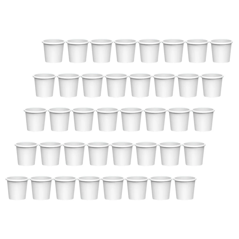 40 Pcs Toys Children's Water Dispenser Paper Cup Banquet Serving Cups Disposable Kids White for Mini