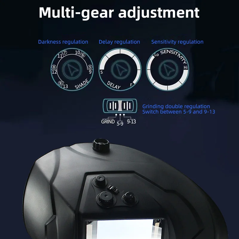 Large field of view Eara 4 arc sensor DIN5-13 Solar auto dimming true color welding mask/helmet/shield/filter