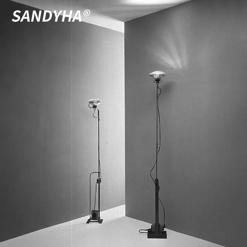 

SANDYHA Italian Designer Style Stainless Steel Floor Lamp for Living Room Decoration LED Light Study Indoor Lighting Fixtures