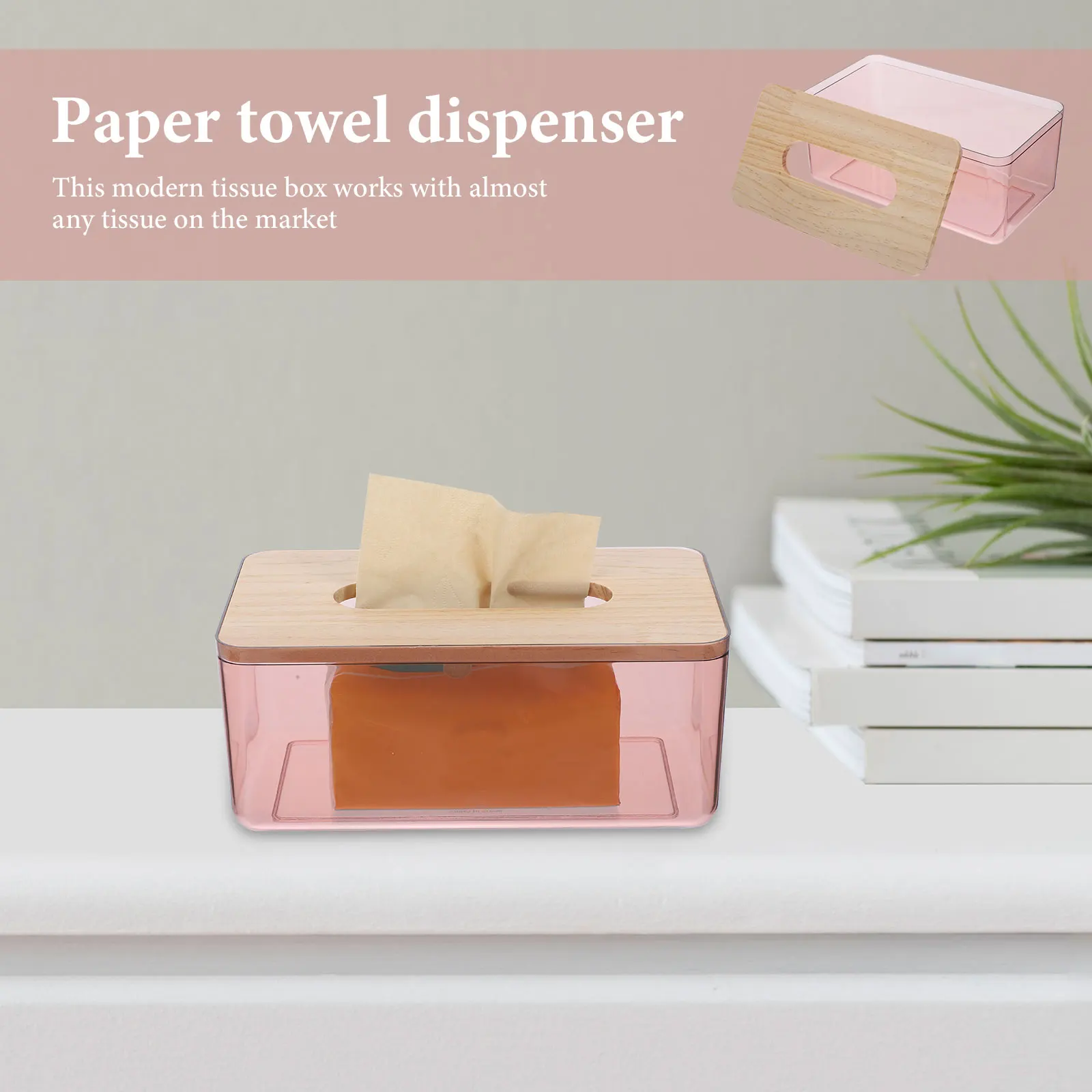 

Tissue Box Paper Towel Dispenser Storage Container Living Room Tissue Boxes Bathroom Bedroom Living Room Decor Pink ganizer