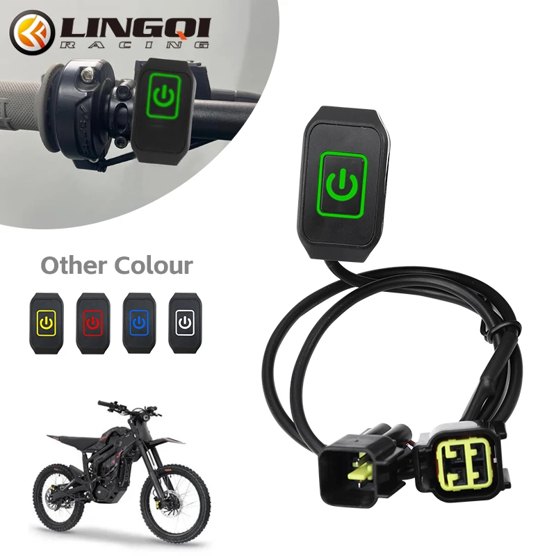 LINGQI RACING Motorcycle Headlight Switch Modified Control Handlebar Mount For TALARIA Sting Electric Bike Scooter Accessories