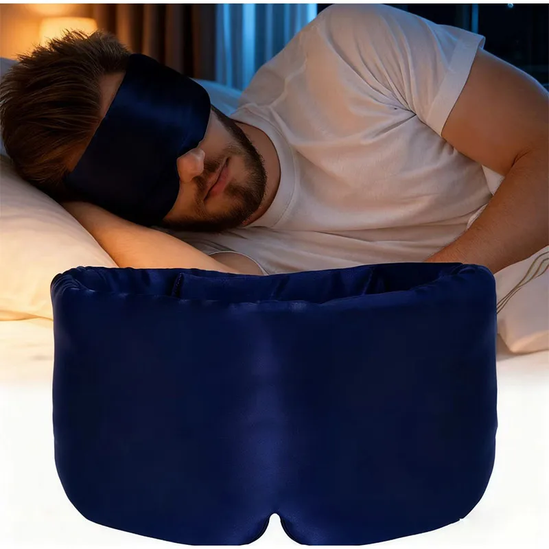 Silk-like Sleep Mask Eye Mask Sun-shading Breathable Eye Mask For Nap Relieve Eye Fatigue And Sleep Health For Men Women