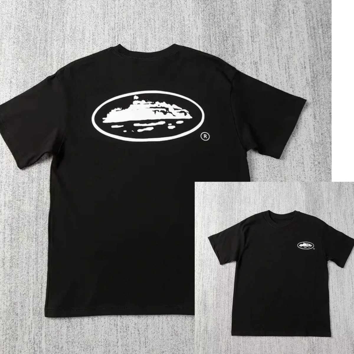 Small Sailboat Art Printed Casual T-shirt Men's and Women's Luxury Brand Top