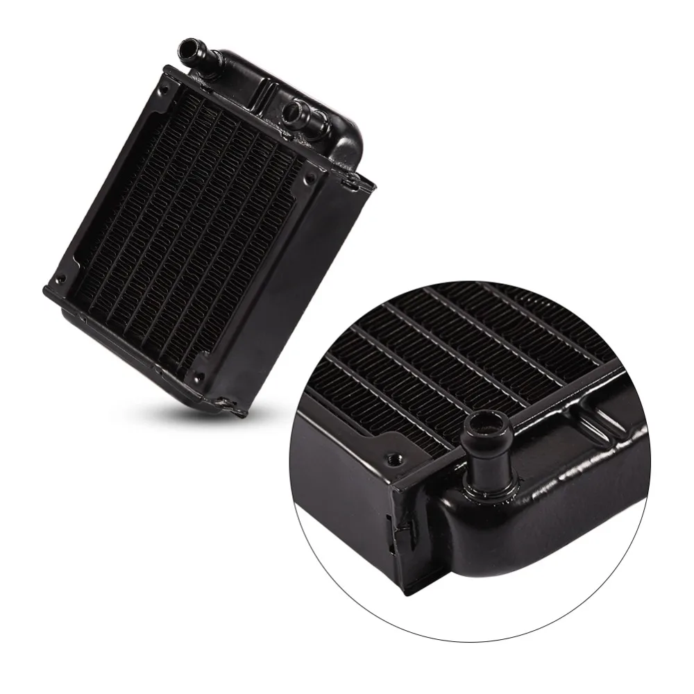 

Low Noise 80MM Row Aluminum Radiator 8 Flat Tubes High Performance Water Cooling Radiator Heat Exchanger PC Computer