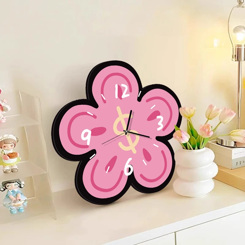 

Dopamine desktop ornament wall rich flower creative clock pendulum desktop living room wall decoration