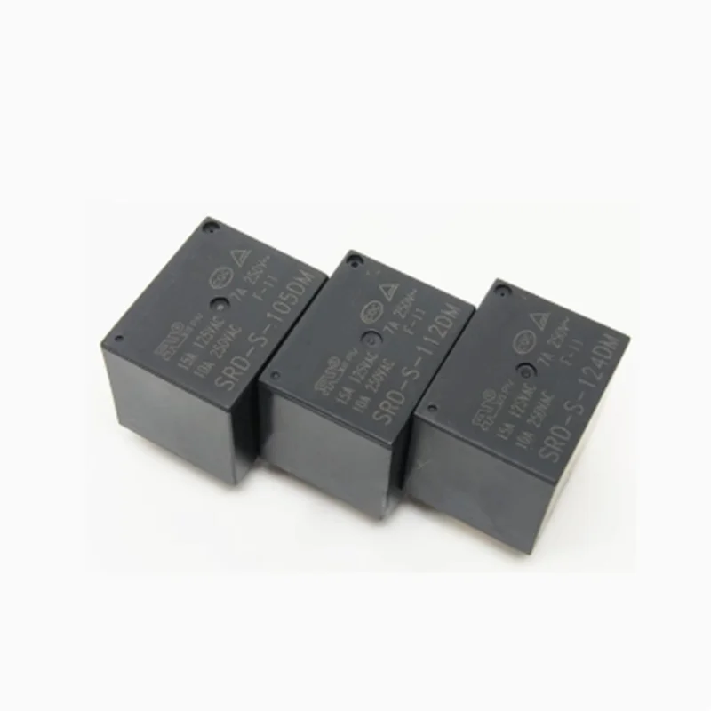 5pcs Power Relay SRD-S-105DM SRD-S-112DM SRD-S-124DM 4PIN 5PIN 5V 12V 24V