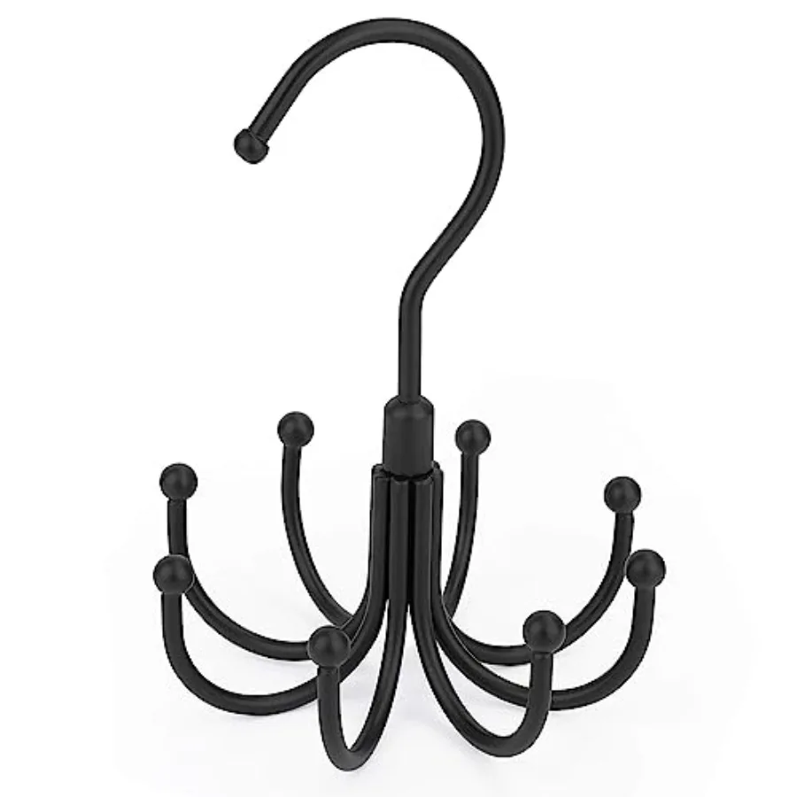 

Belt Hanger, Space Saving Belt Organizer for Closet, Max 24 Storage Capacity, Rotating Belt Rack Closet Organizers and Storage
