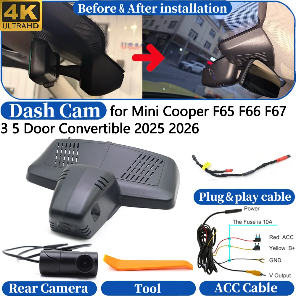 Outdoor Power G Sensor - Dash Cam for Mini Cooper F65