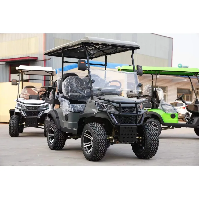 8-Seat electric golf cart CE certified sightseeing car, battery voltage 48v