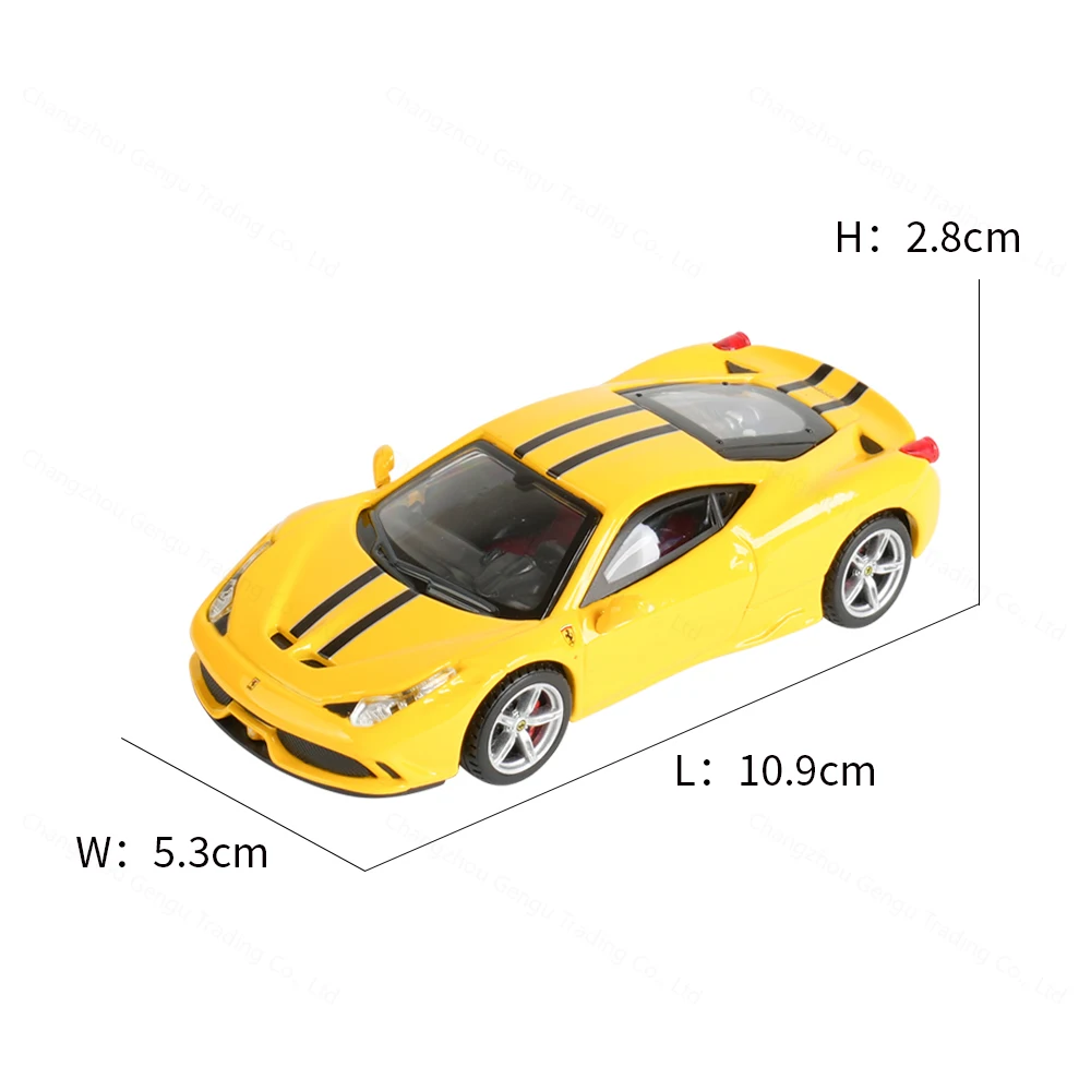 Bburago 1:43 Ferrari 458 Speciale Static Die Cast Vehicles Collectible Model Car Toys