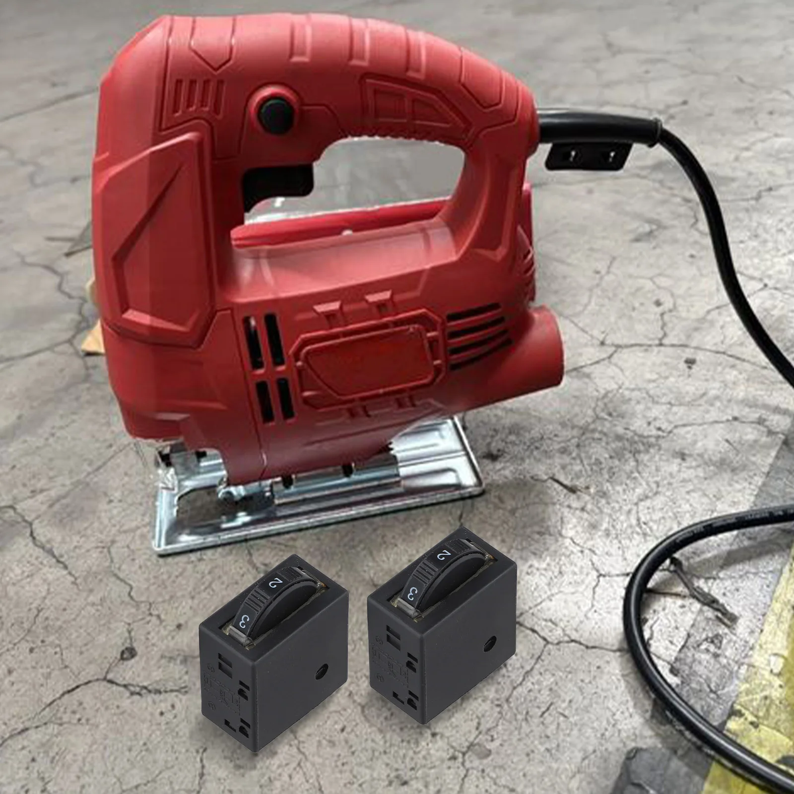 

6 Speed Control For Grinder Grinder Accessory 30*30*17mm 6 Speed Switch Compatible With 220v-250v Intuitive Operation