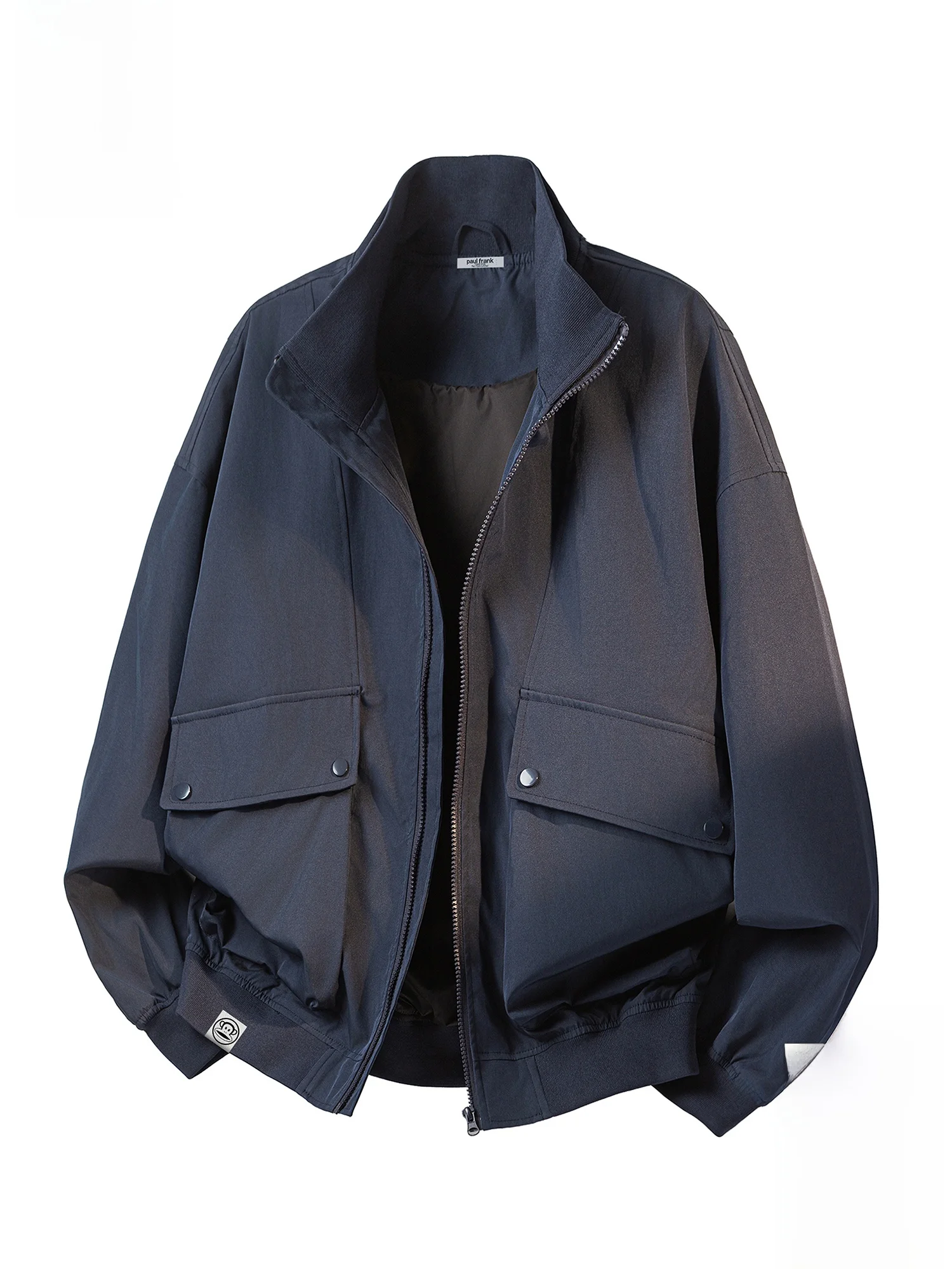 

PaulFrank Monkey Loose Fit Casual Jaet Men's Spring 2026 New Sle Workwear Stand Collar Trendy Outerwear Polyester Fiber