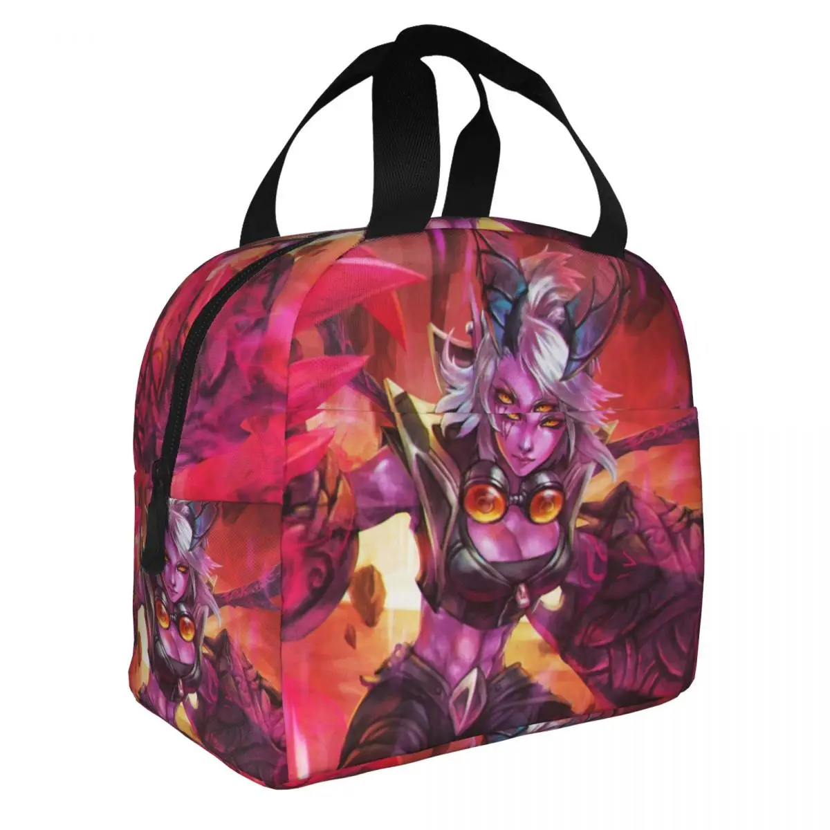 

League Of Legends Lunch Bento Bags Portable Aluminum Foil thickened Thermal Cloth Lunch Bag for Women Men Boy