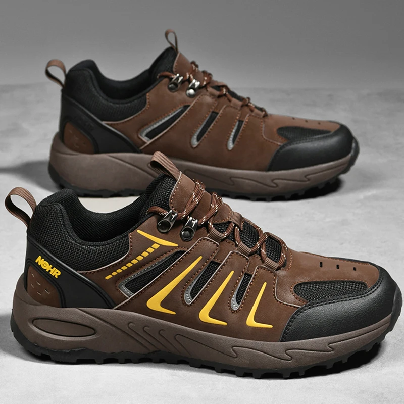 

Мужская походная обувь большого размера, уличная водонепроницаемая спортивная обувь, износостойкие повседневные дышащие кроссовки с низким вырезом для мужчин