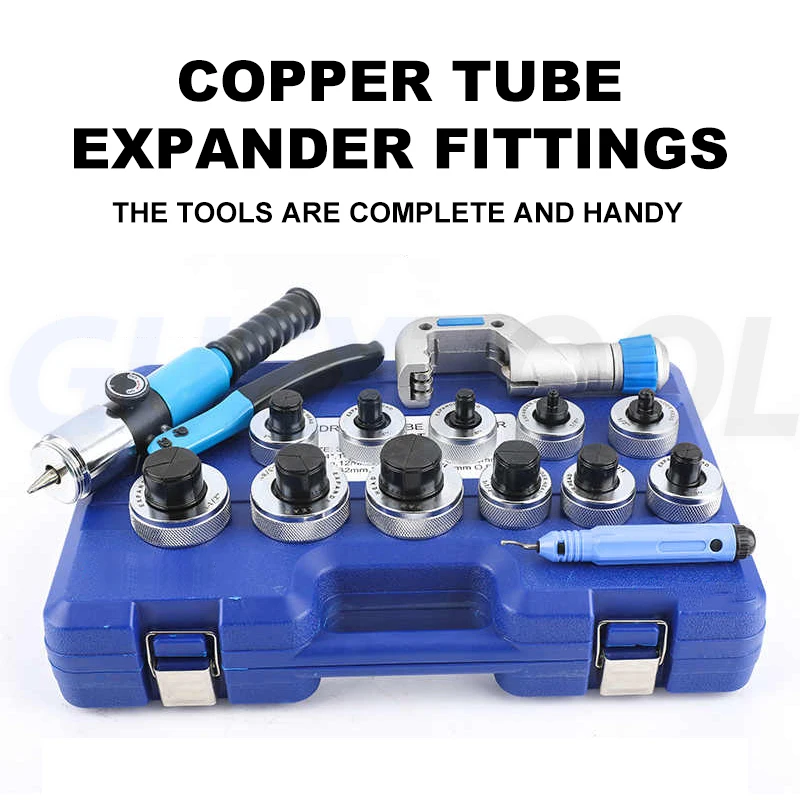 Hydraulic Expanding Tool Kit Hydraulic Expander CT-300 Manual Copper tubing Expander Cup Expansion Hydraulic Refrigeration Tool
