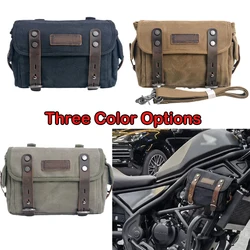 Motorcycle SaddleBag  Universal Side Bag With Removable Waterproof Inner Bag Travel Motorbike Luggage