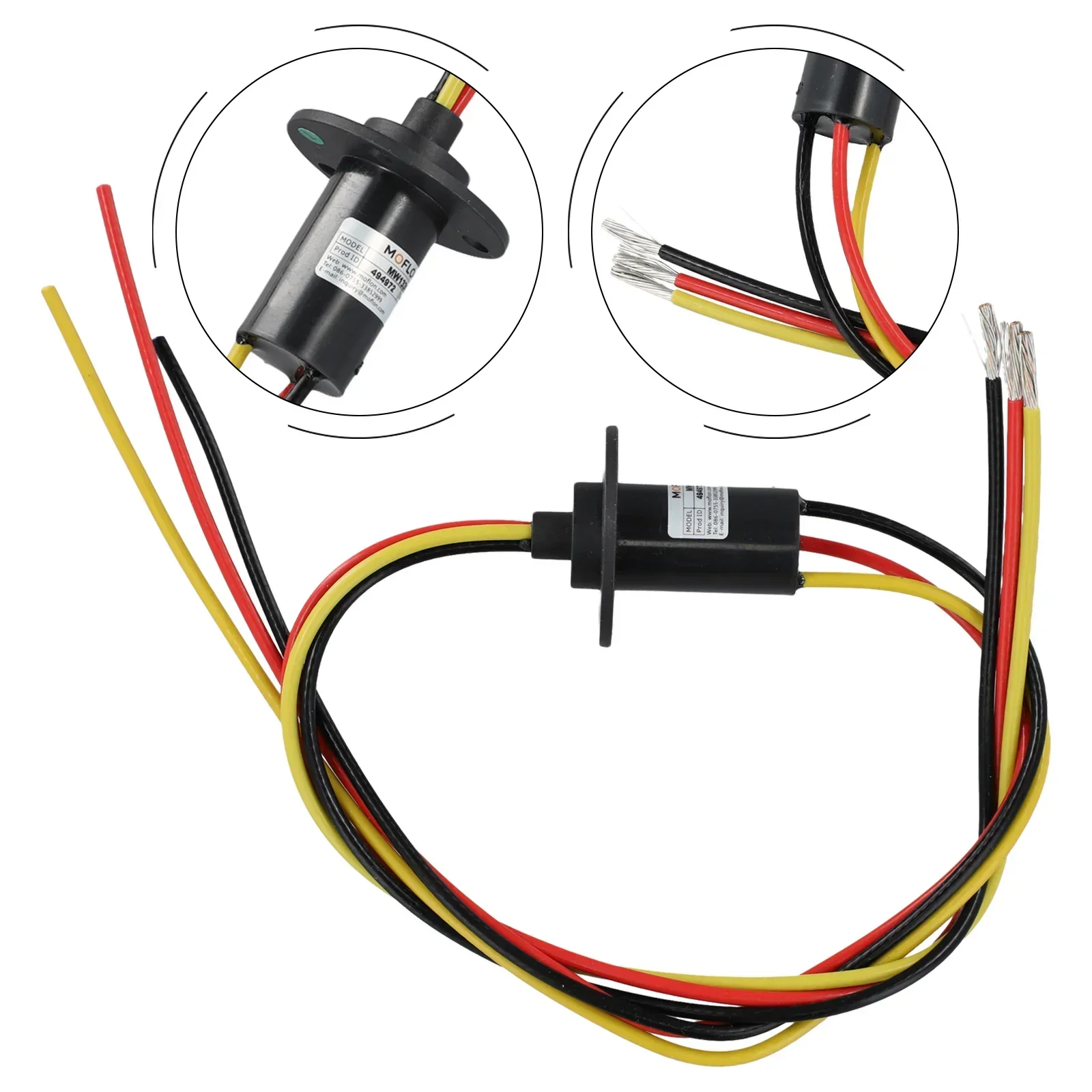 Conductive Slip Ring Customizable Electrical Slip Ring for Exhibition & Display Equipment 30A Long Working Life Smooth Rotation