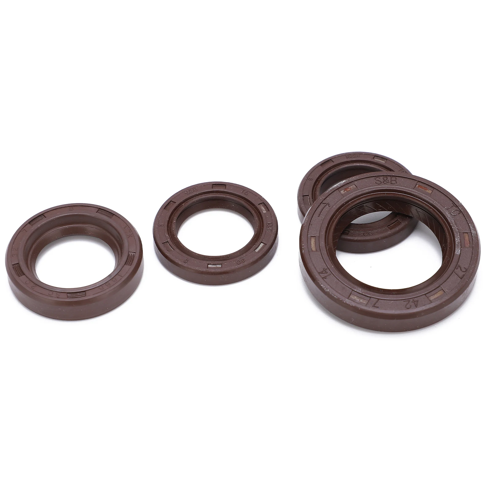 4pcs Engine Oil Seals Set Replacement for GY6 125cc 150cc 152QMI 157QMJ ATV Scooter Moped Go Kart