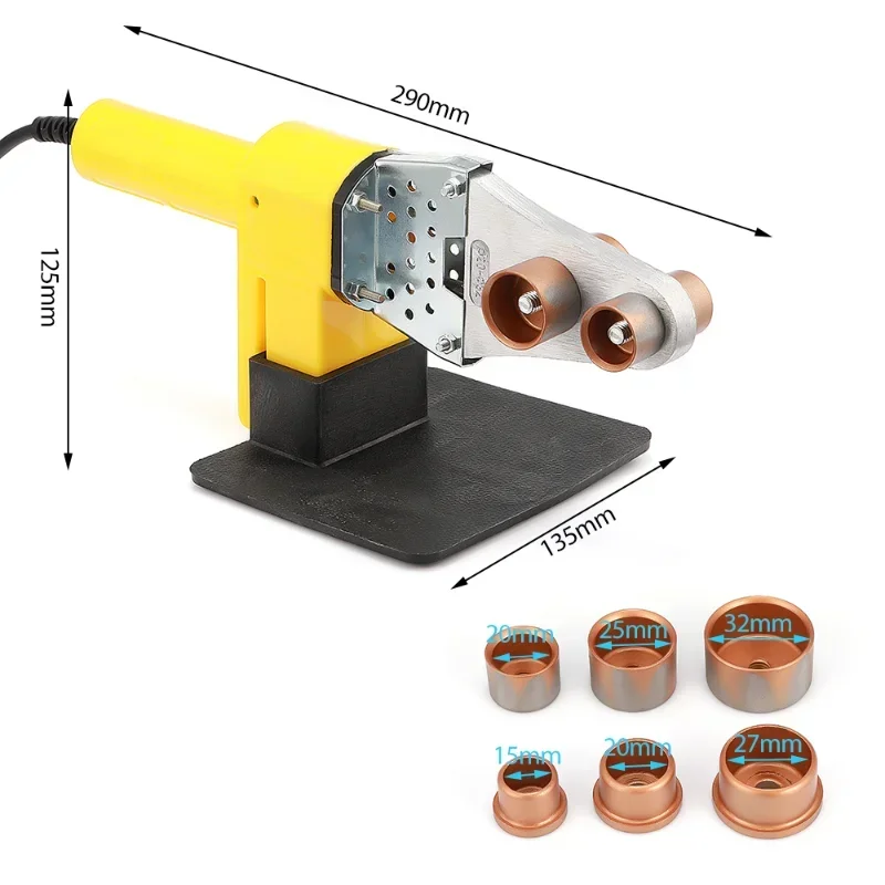 Máquina de solda de tubos, soldador de fusão de tubo de plástico ppr, equipamento de soldagem de fusão, ferro de solda, ferramenta de fusão a quente