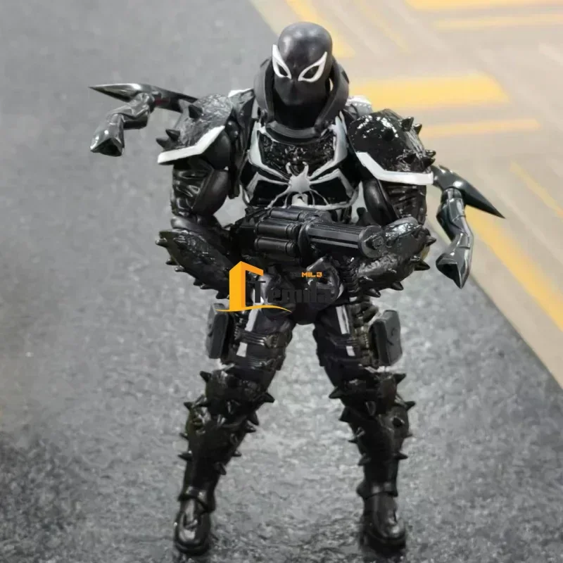 16 سنتيمتر الكون ياماغوتشي نمط السم وكيل عمل أرقام مشتركة المحمول اليدوية الرجل العنكبوت لعبة حلية هدية عيد ميلاد #4