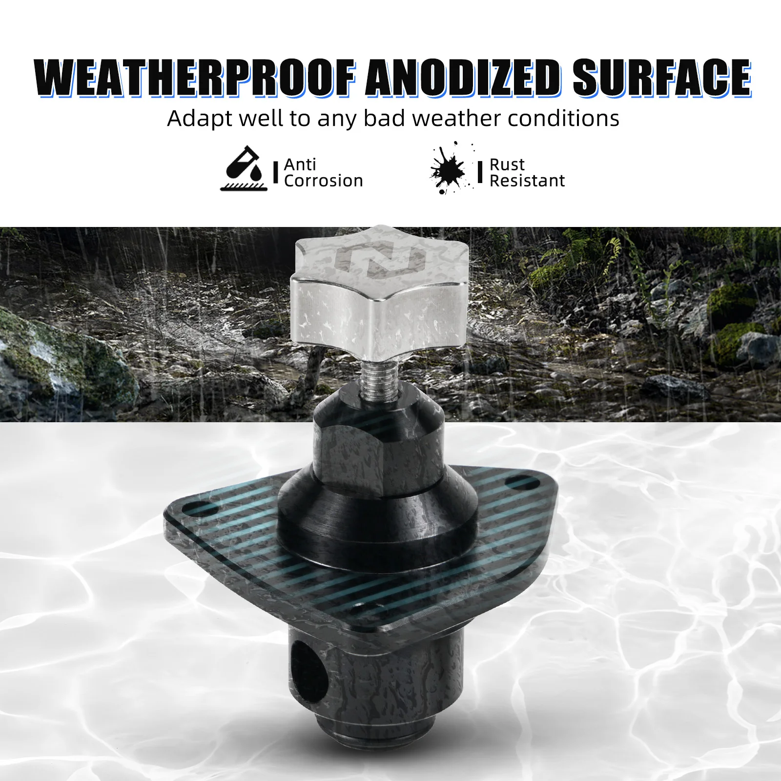 NICECNC ATV Manual Idle Air Adjuster Valve For Yamaha YFZ450R 2009-2025 YFZ450RSE 2009-2025 YFZ450X 2010-2013 18P-13750-01-00