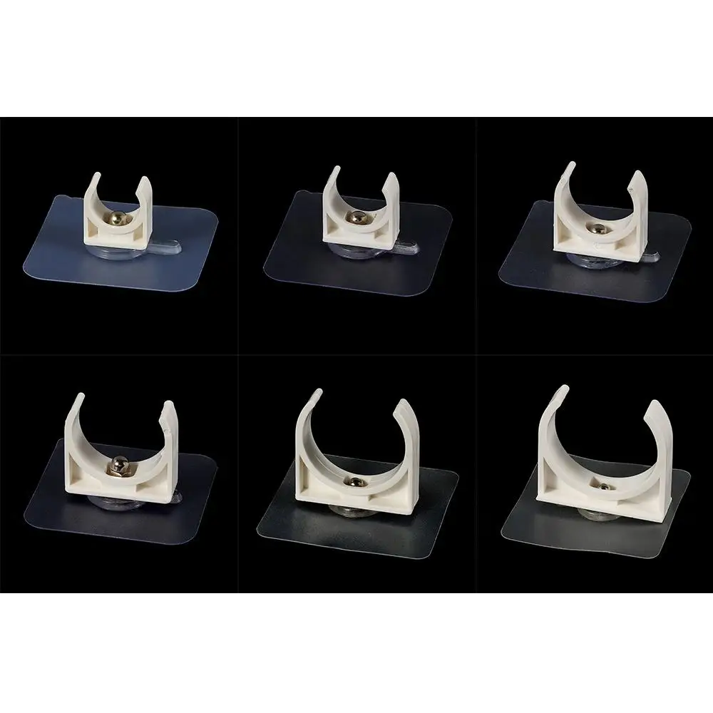 1/5Pcs Punch-free Self-adhesive Pipe Clamp Aquarium Fish Tank Garden Irrigation Water Tube Holder Watering Adapter
