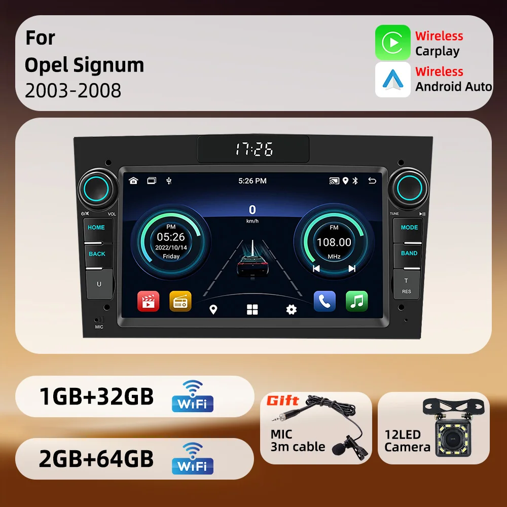 Car Radio for Opel Signum 2003-2008 7