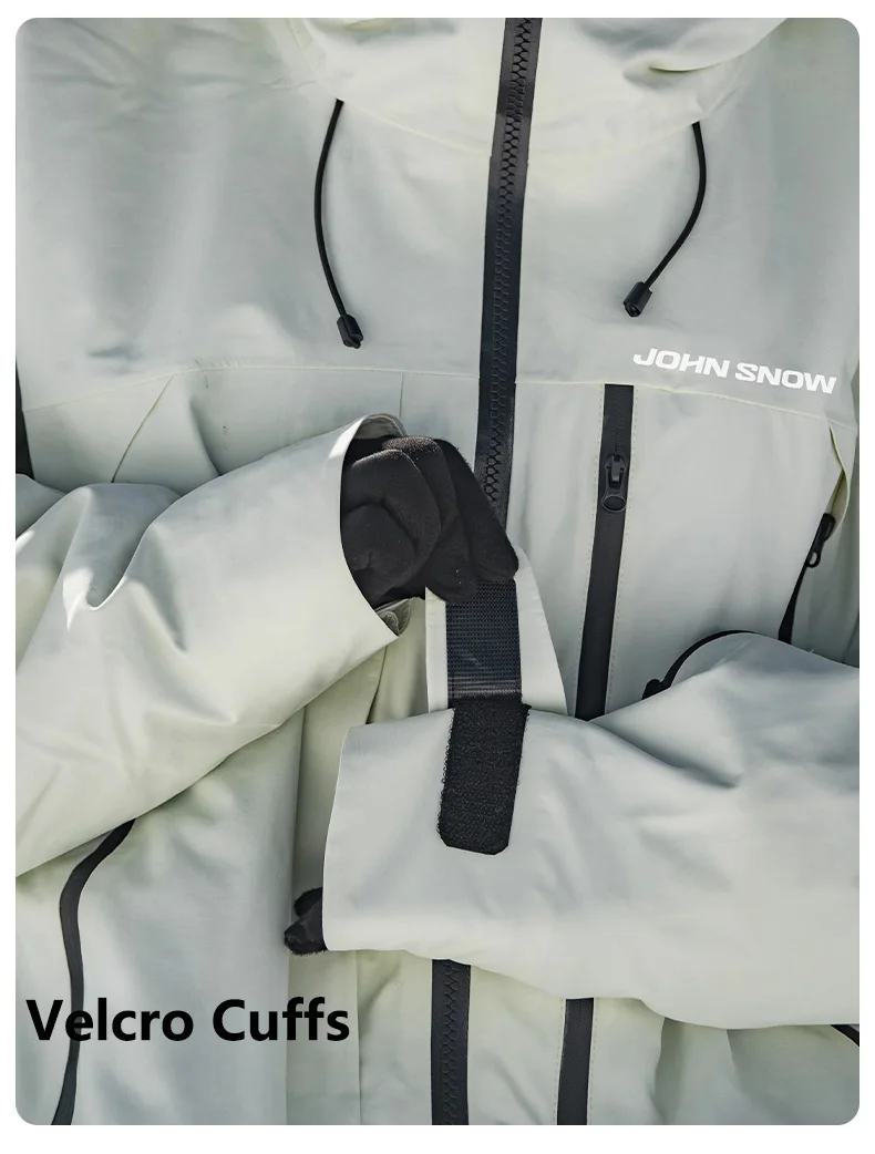 John Snow Wasserdichtes Skianzug-Set für Damen und Herren, wärmeisolierte Snowboardjacke, Hose, Ski-Outfit für Wintersport – Detail 11