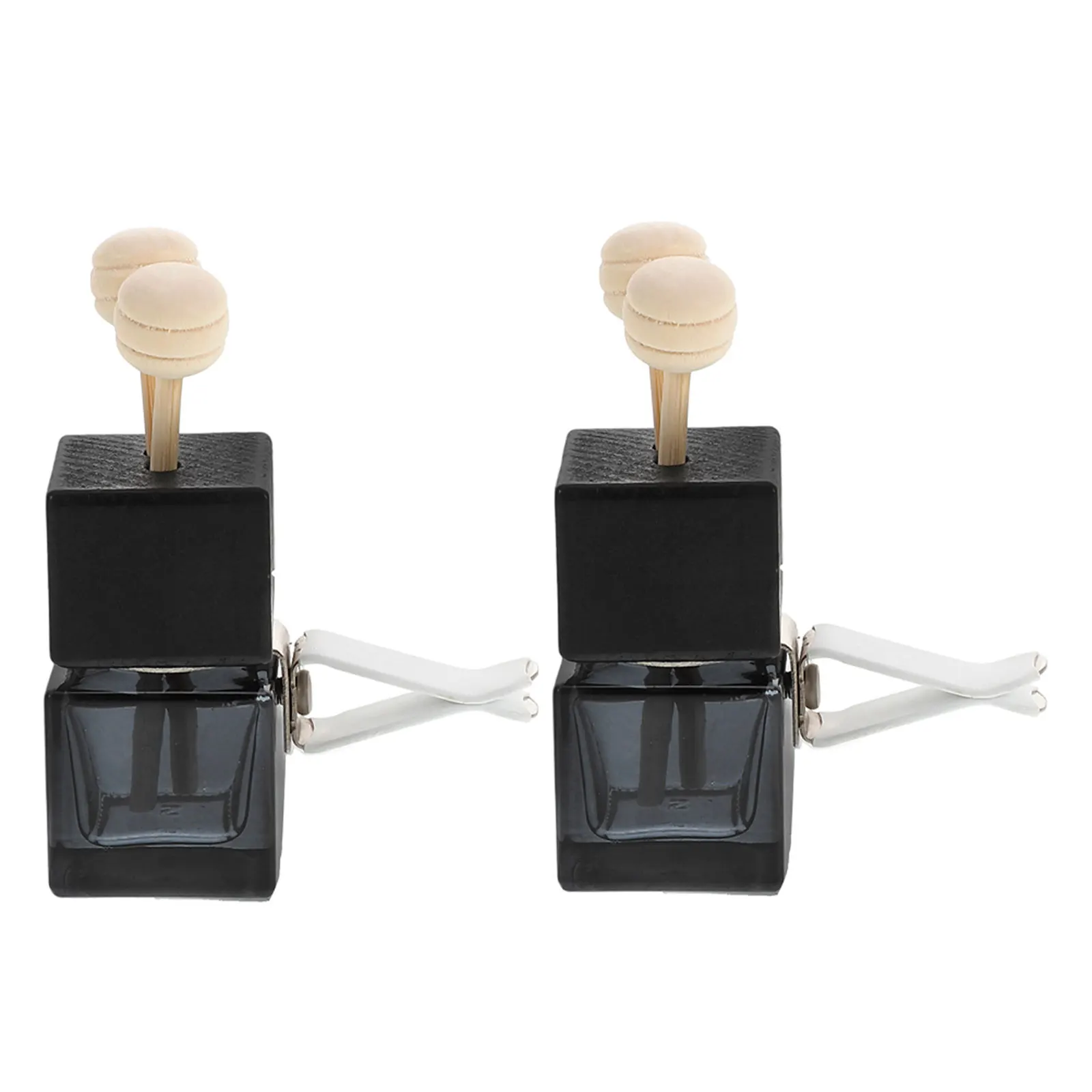 

2Pcs Essential Oil Car Freshener Bottle Air Vent Clip Aroma Diffuser for Vehicle Interior Purification Reusable Car Air