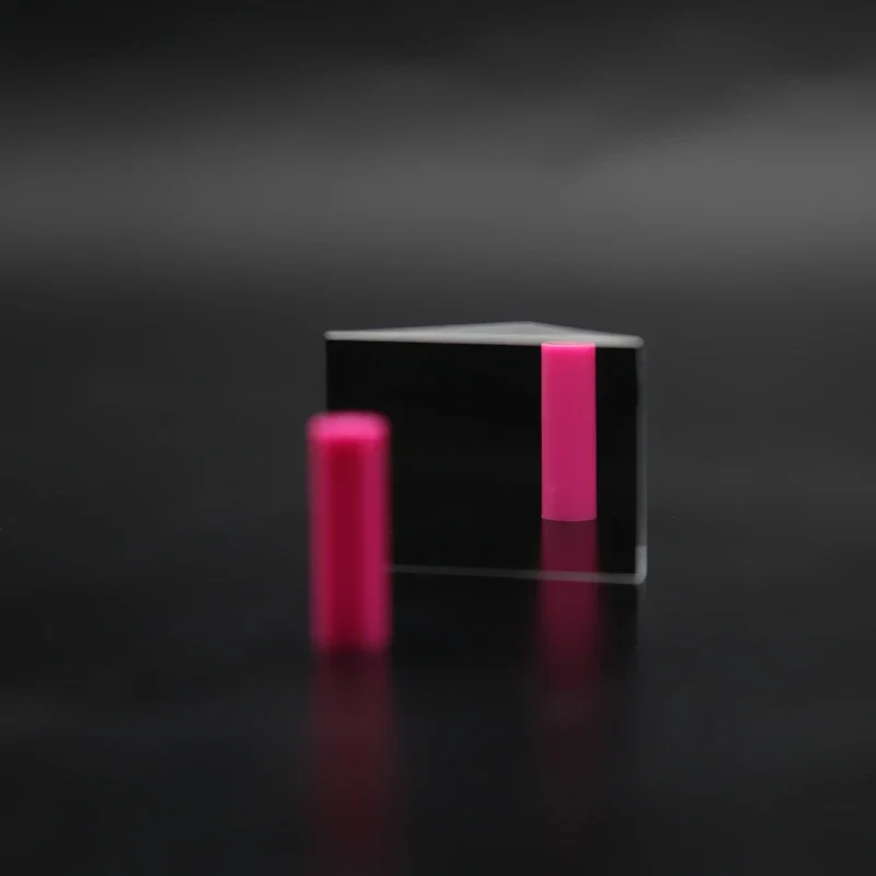 90 Degree External Reflection Prism Mirror 20x20mm Optical Glass Right Angle Prism with Aluminum Coating for Experiments